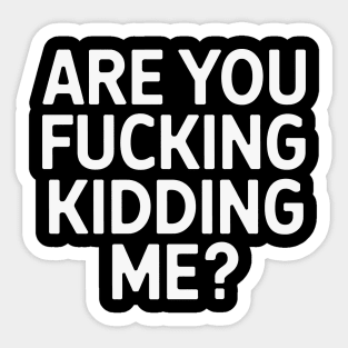 Are You Fucking Kidding Me? Sticker